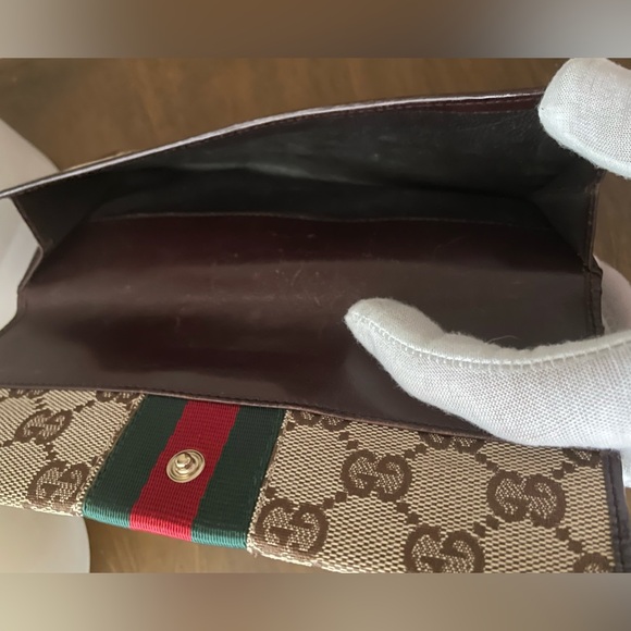 GUCCI Sherry line continental wallet - Picture 8 of 15